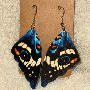 Butterfly Wing Dangle Earrings